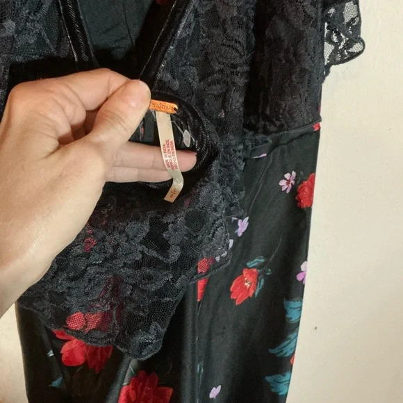 Free People Warm Heart Floral Midi Dress - Size L - Picture 5 of 7